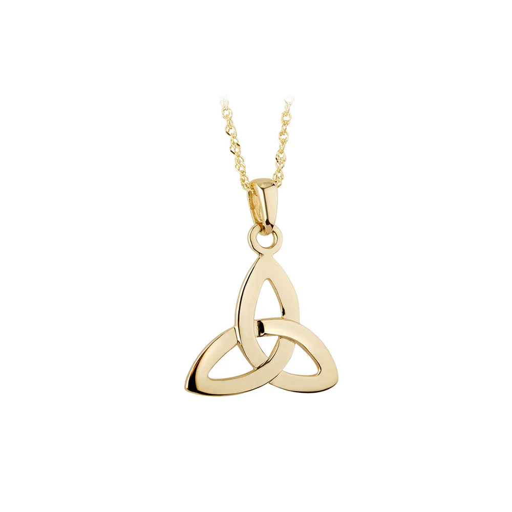 14K Gold Trinity Knot Pendant