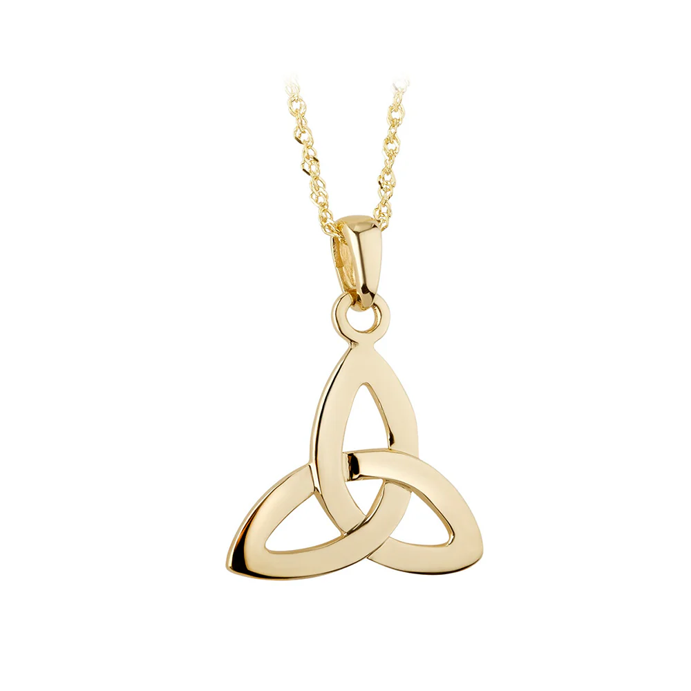 14K Gold Trinity Knot Pendant - Image 2