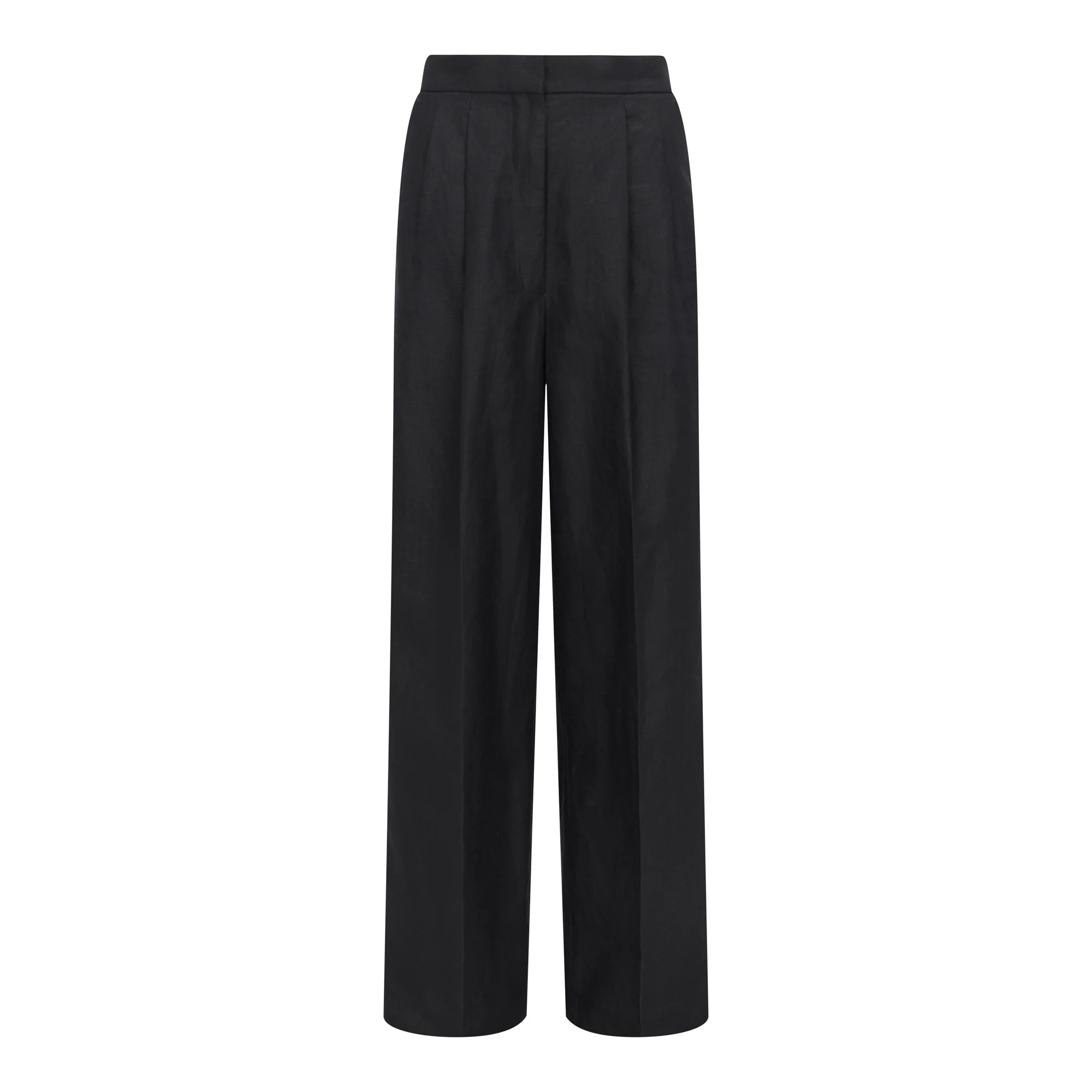 Black Irish Linen Bridget Trousers - Image 3