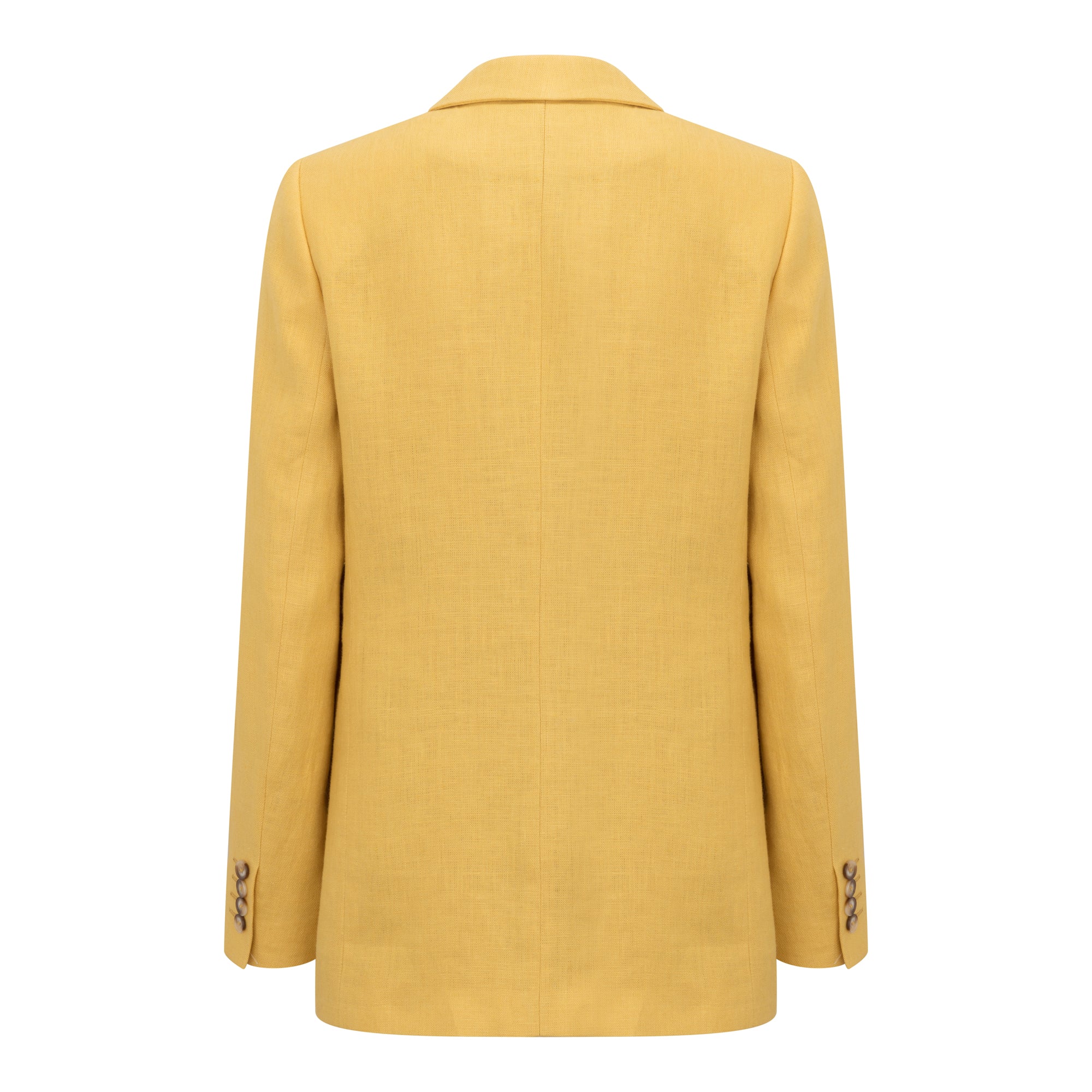 Mustard Cara Irish Linen Blazer - Image 6
