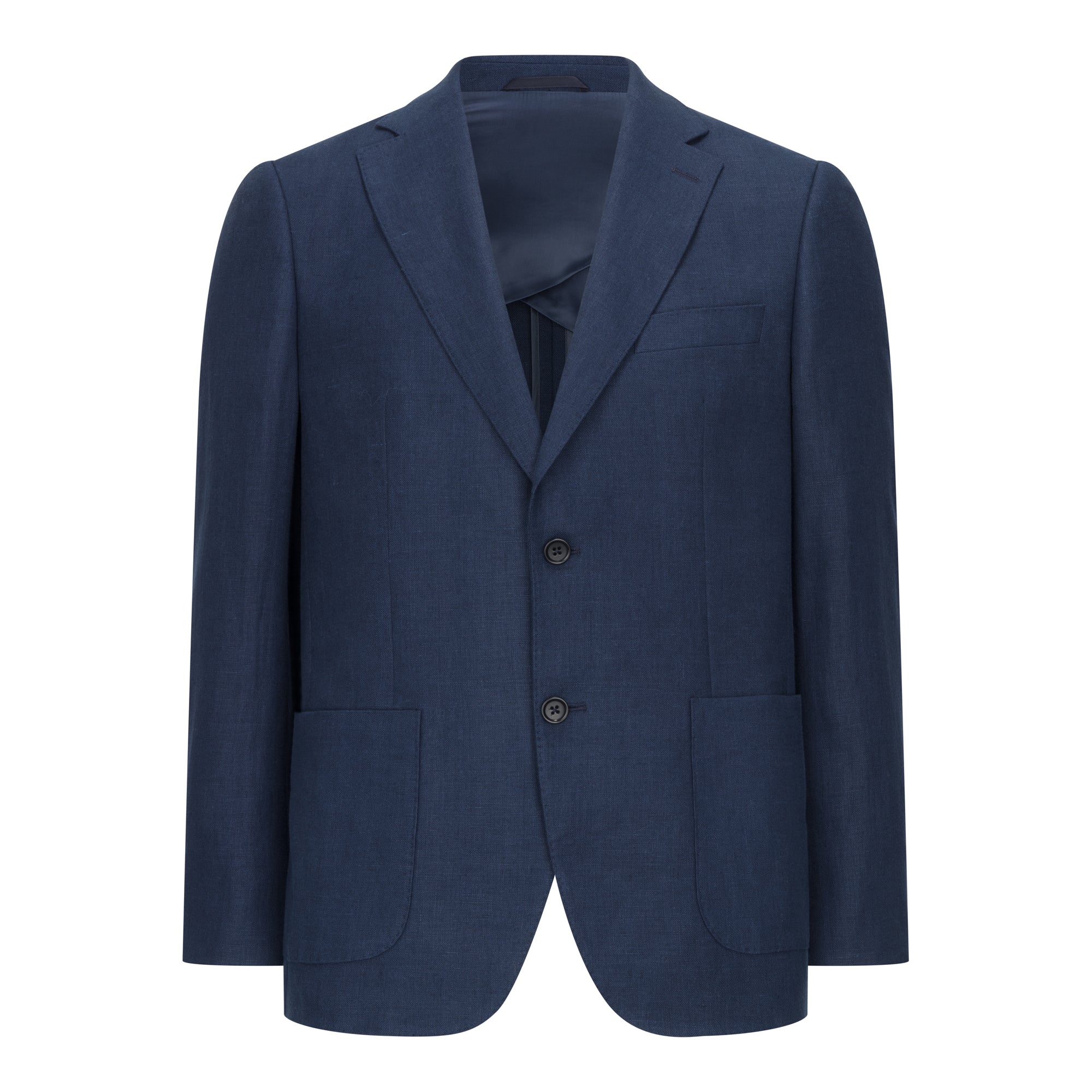 Navy Irish Linen Fionn Classic Gents Jacket