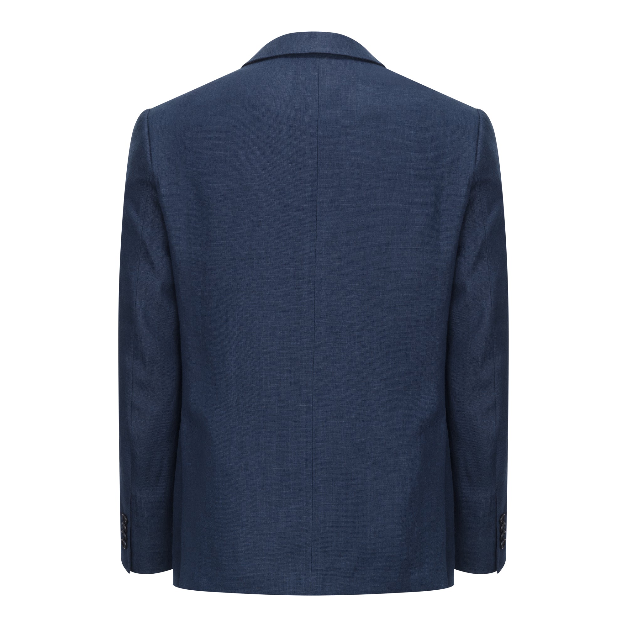 Navy Irish Linen Fionn Classic Gents Jacket - Image 2