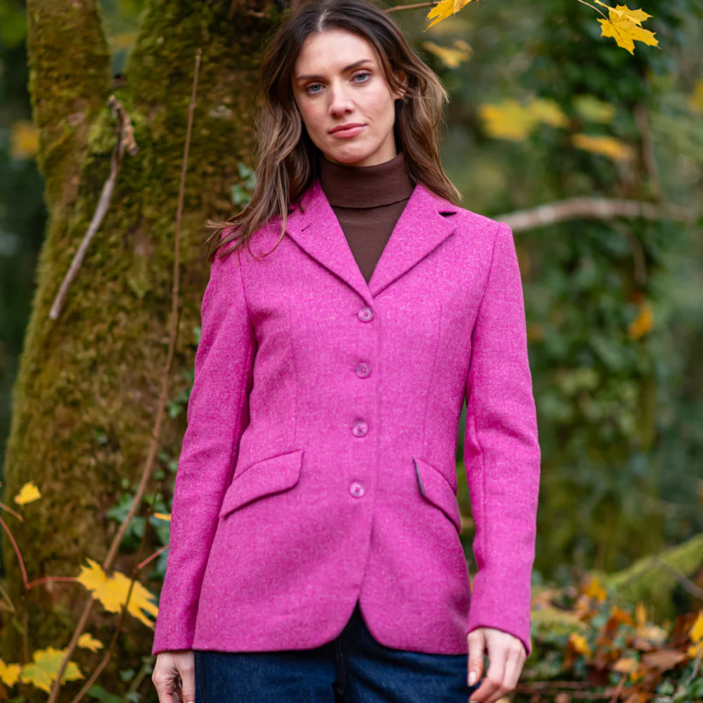Pink Fiadh Donegal Tweed Jacket - Image 6