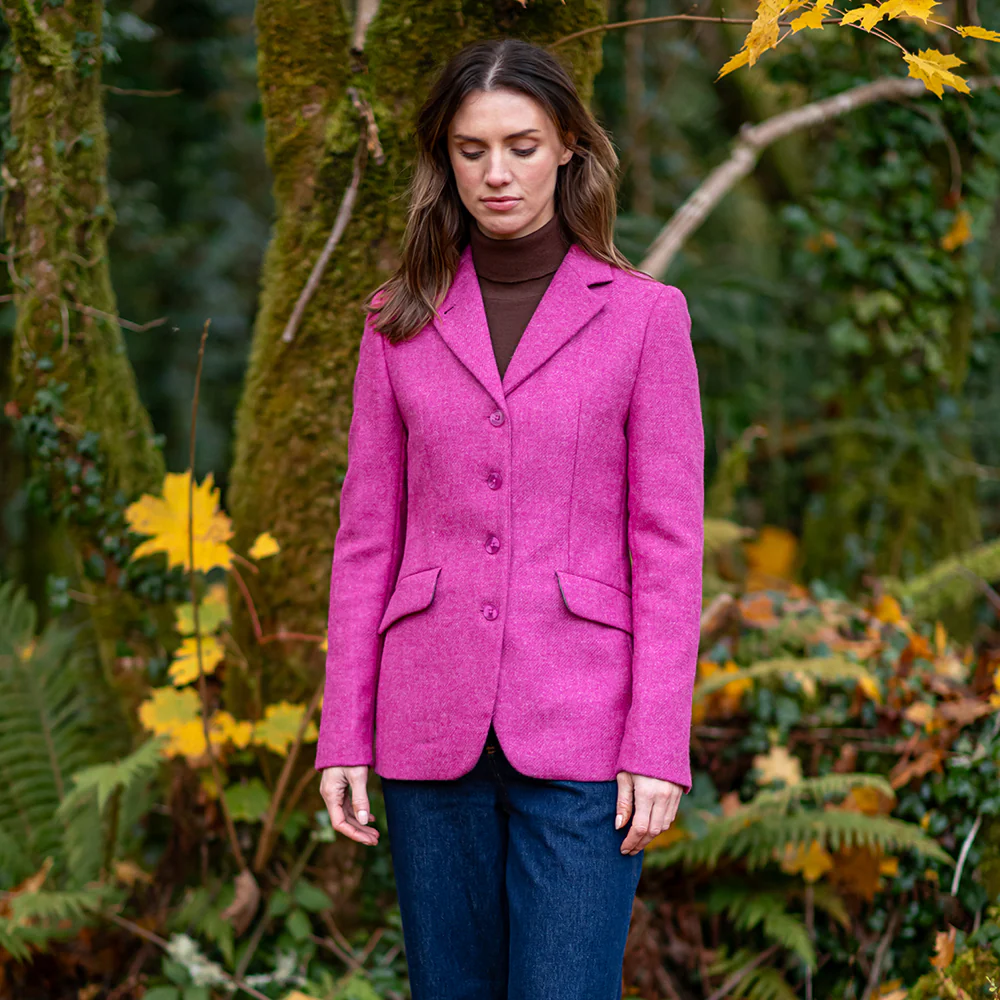 Pink Fiadh Donegal Tweed Jacket - Image 7
