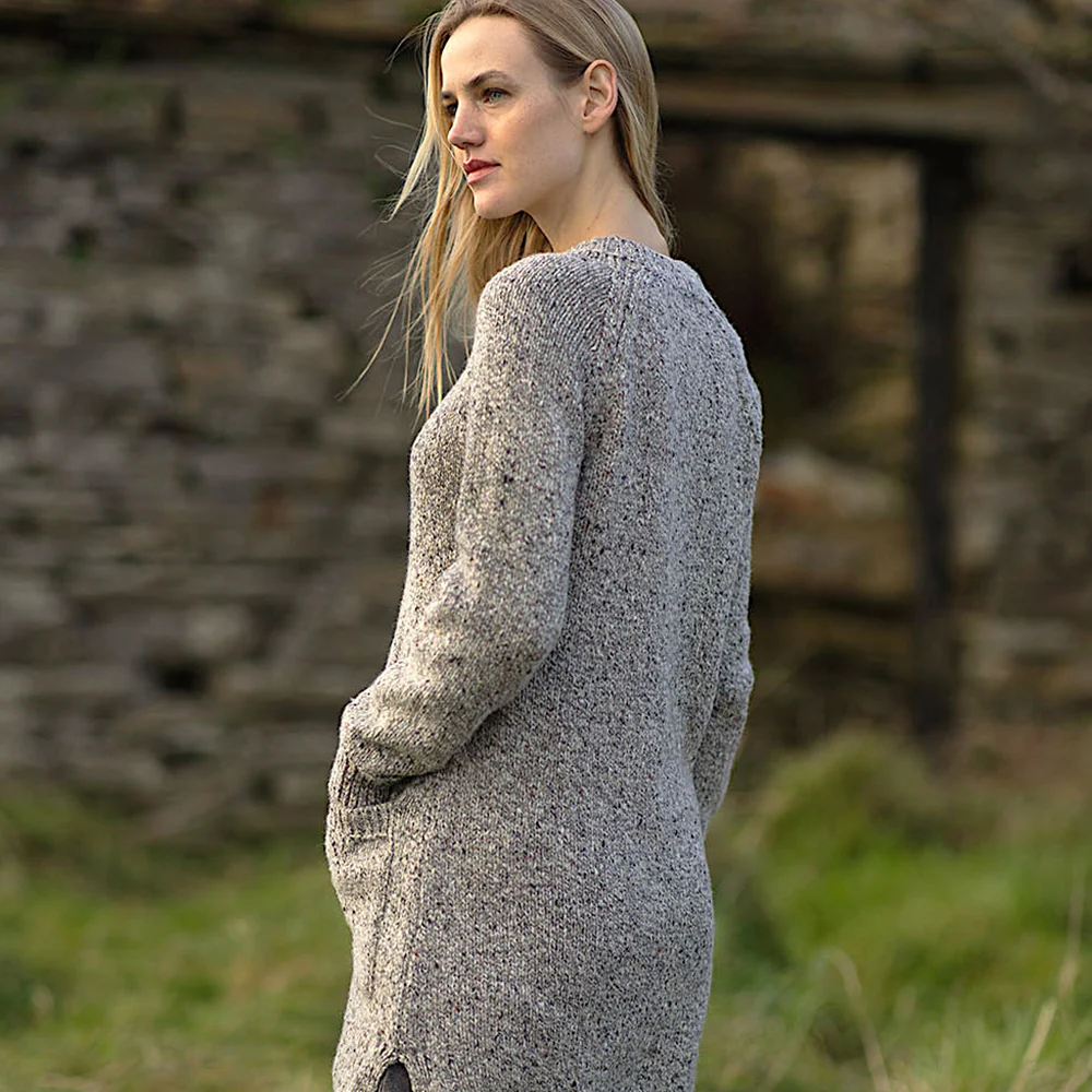 Porridge Long Button Cardigan - Image 4