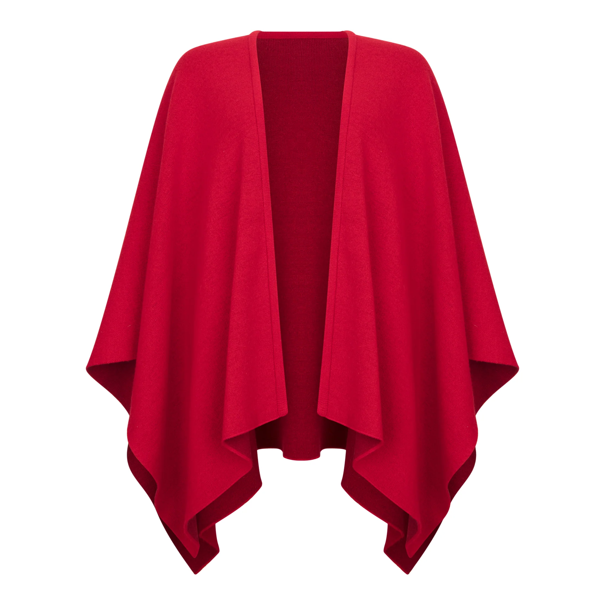 Red Isla Knit Cape - Image 4