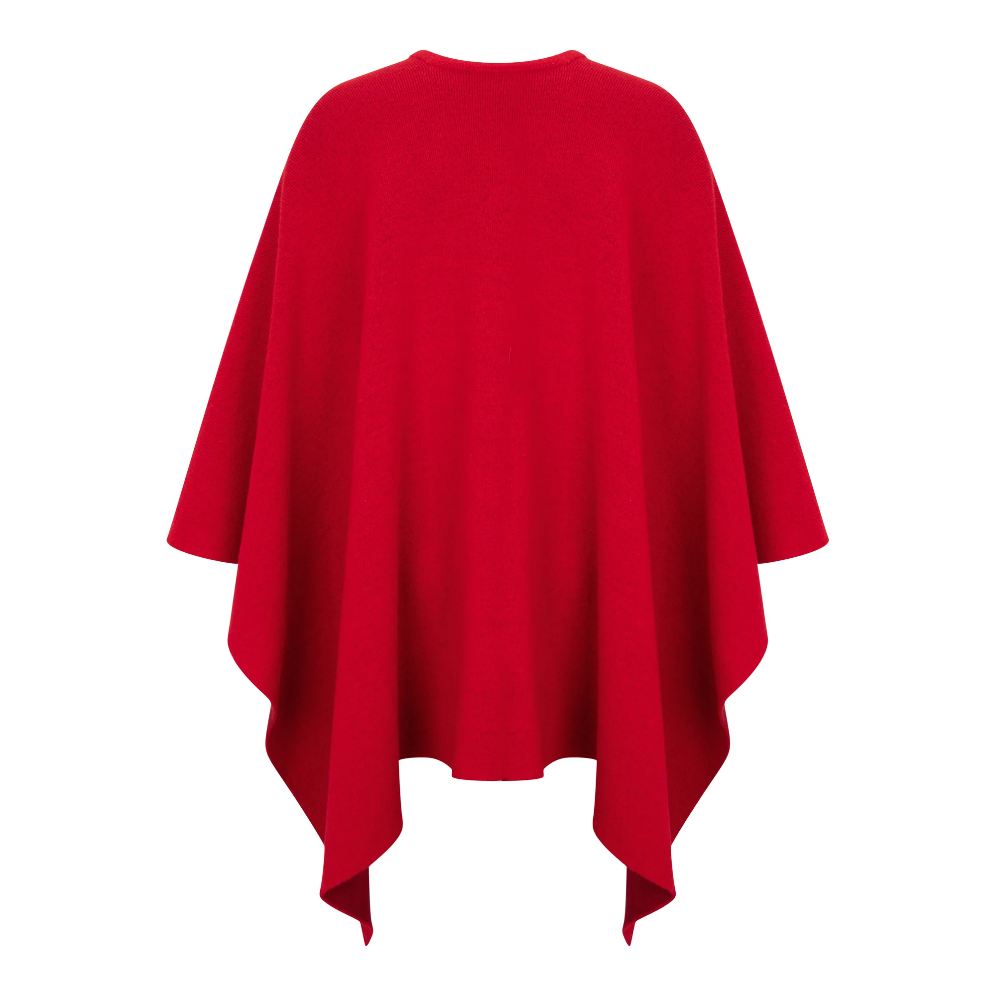 Red Isla Knit Cape - Image 5