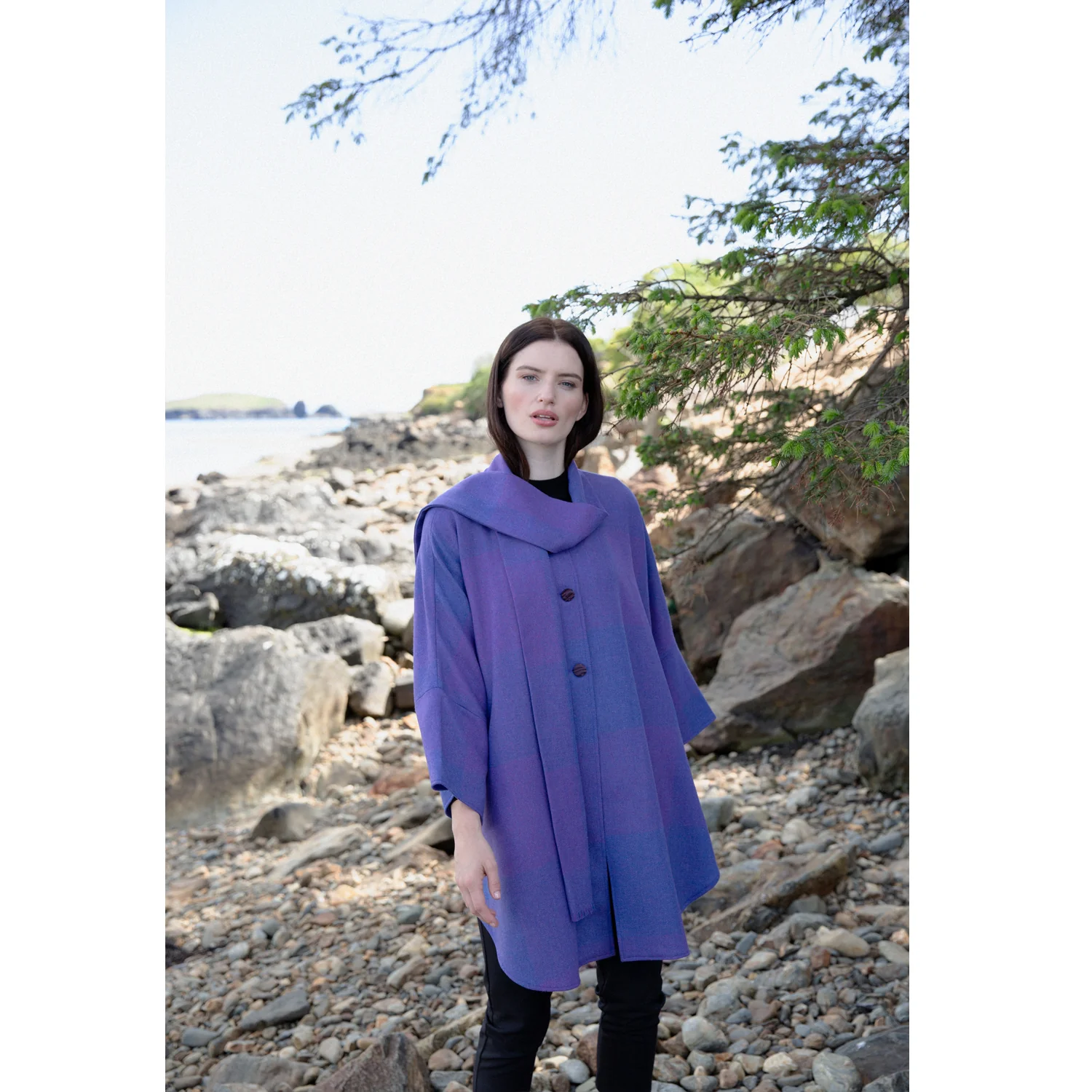 Roisin Cape, Purple Square - Image 9