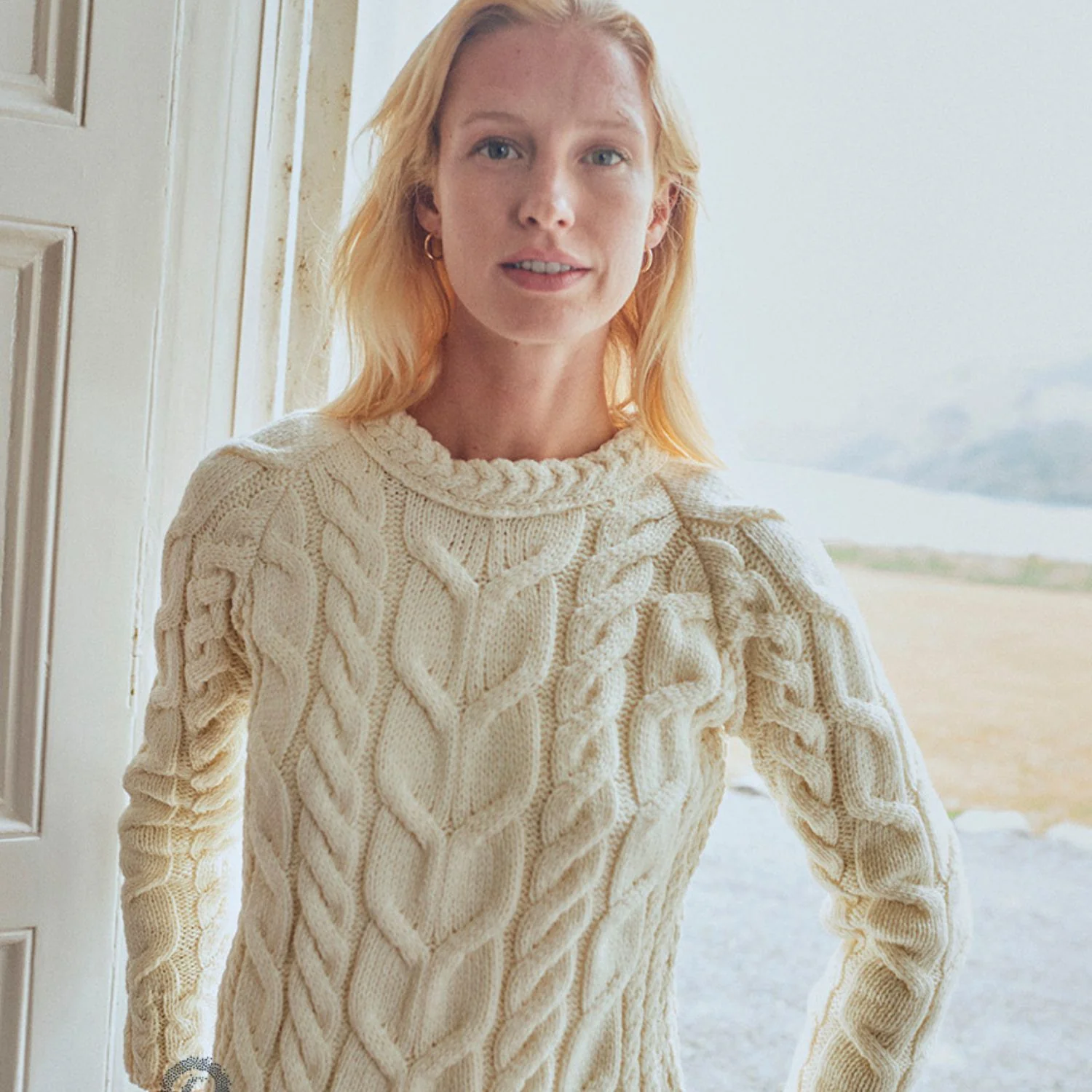 Supersoft Crew Neck Sweater, Natural