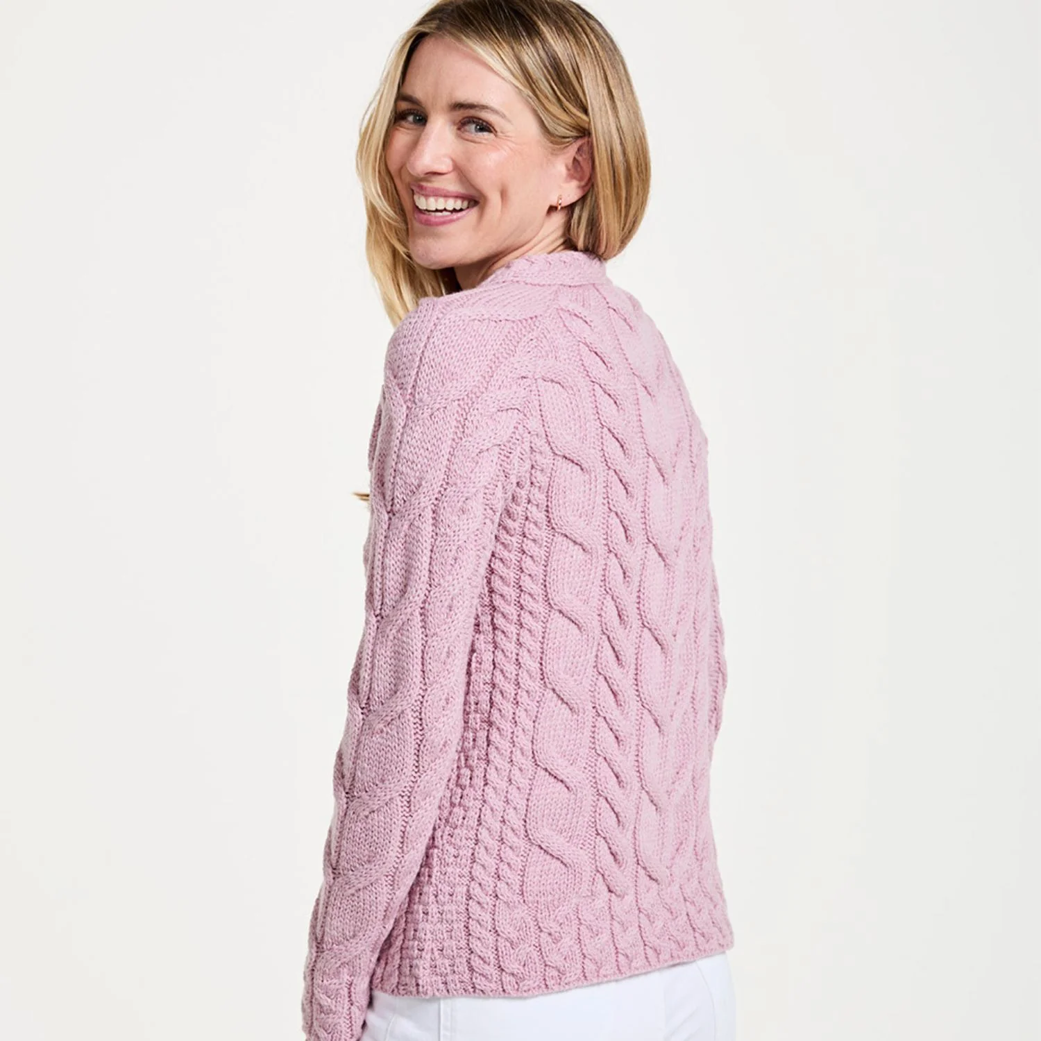 Pink Supersoft Crew Neck Sweater - Image 5