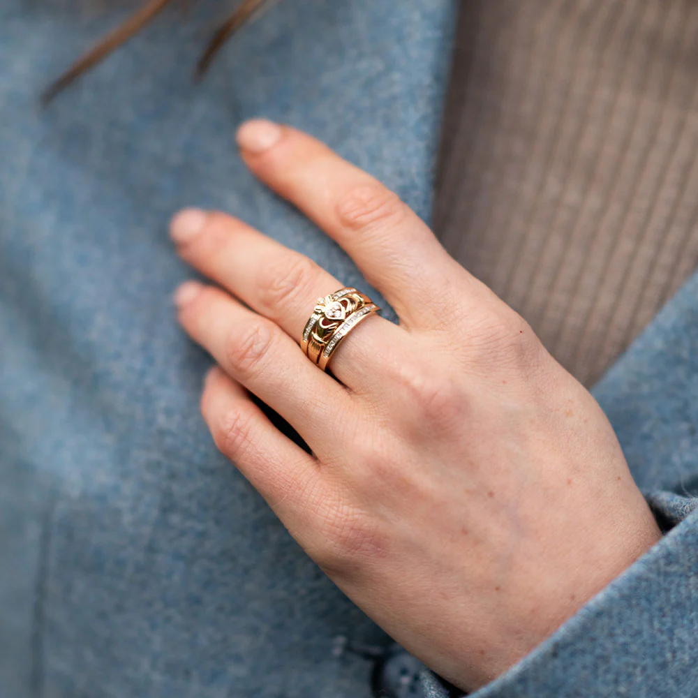 The Emigration Claddagh Ring, 14K Yellow Gold