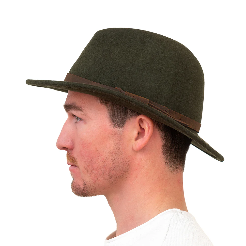 Green Wool Felt Hat - Image 4