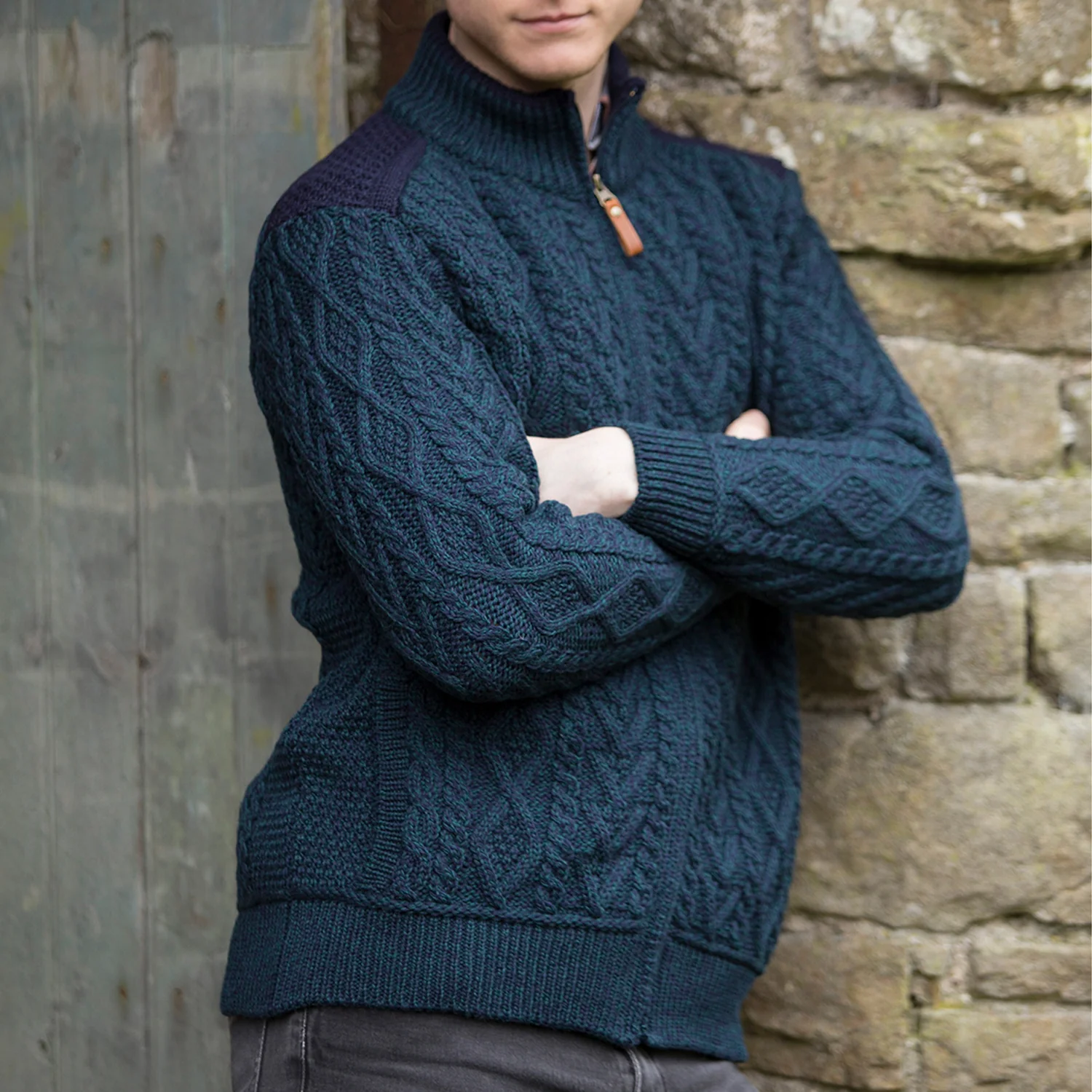 Blackwatch Mens Wool Zip Cardigan - Image 11